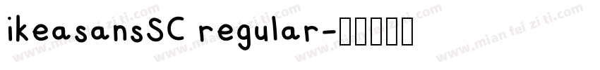 ikeasansSC regular字体转换